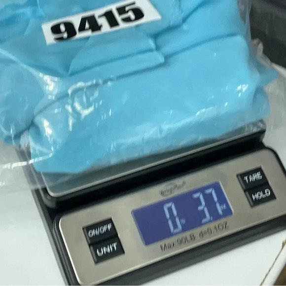 Fredricks of hollywood babydoll size medium aqua blue 9415 - Picture 7 of 7